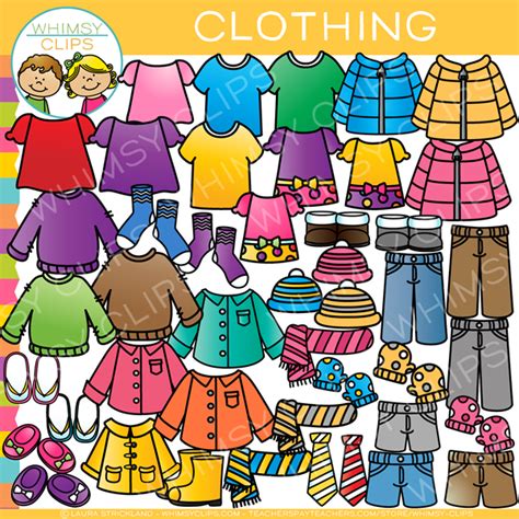 Clothing Clip Art Images And Illustrations Whimsy Clips