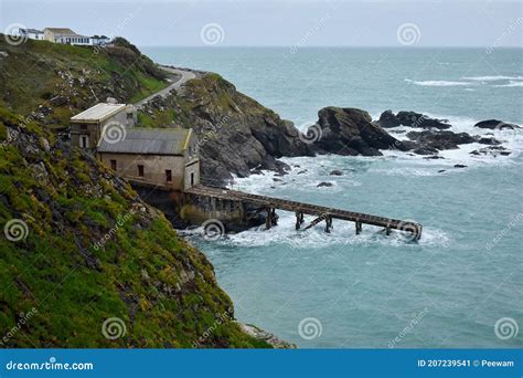 The Old Lifeboat Station Lizard Point Cornwall Uk In Colour Stock