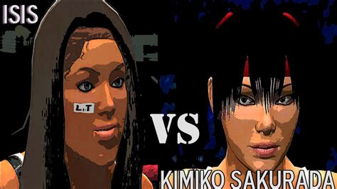 Isis Vs Kimiko Sakurada Youtube