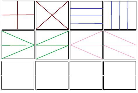 How Do You Divide A Square Into Four Equal Parts What Box Game