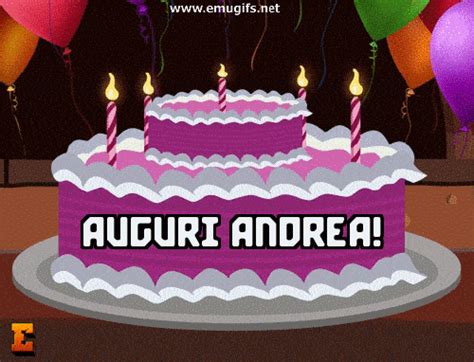 Buon Compleanno Andrea Gif Animate Buono Compelanno Collection Immagini