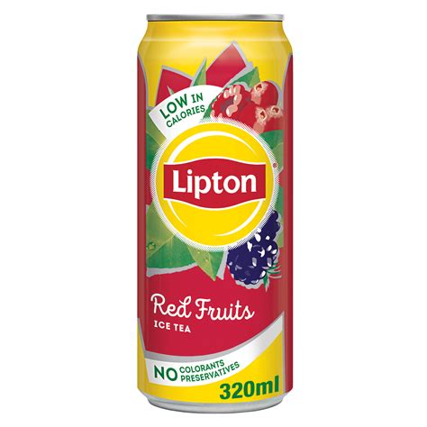 Lipton Red Fruits Ice Tea Non Carbonated Low Calories Refreshing Drink