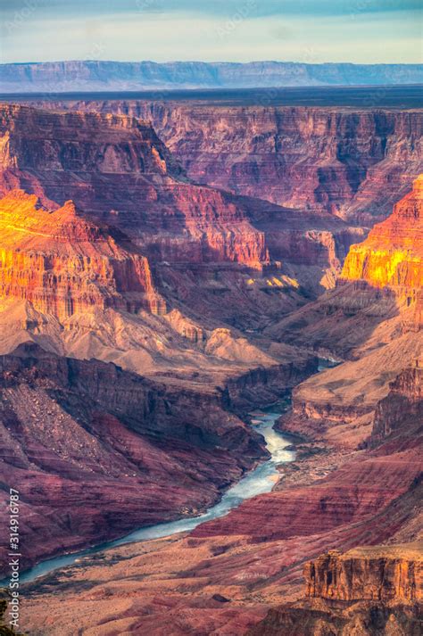 Beautiful Landscape Of Grand Canyon From Desert View Point With The