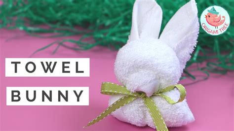 Easter Crafts How To Fold A Towel Bunny Rabbit Animal Towel Folding