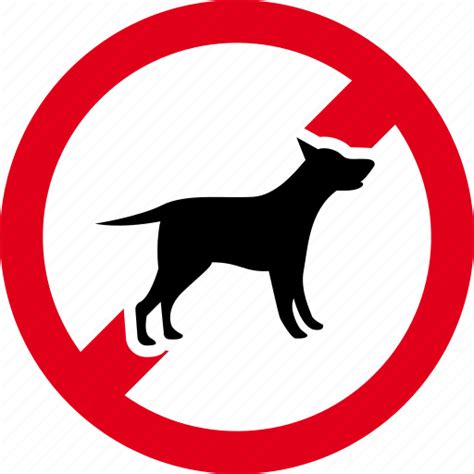 Animal Animals Dog Forbidden No Pet Stop Icon