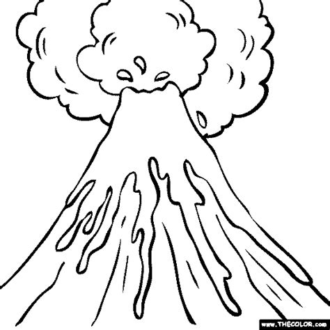 Inspiring free printable volcano worksheets worksheet images. Volcano Coloring Pages To Print at GetColorings.com | Free ...