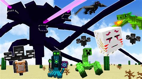 The Wither Storm Vs Every Minecraft Boss Youtube