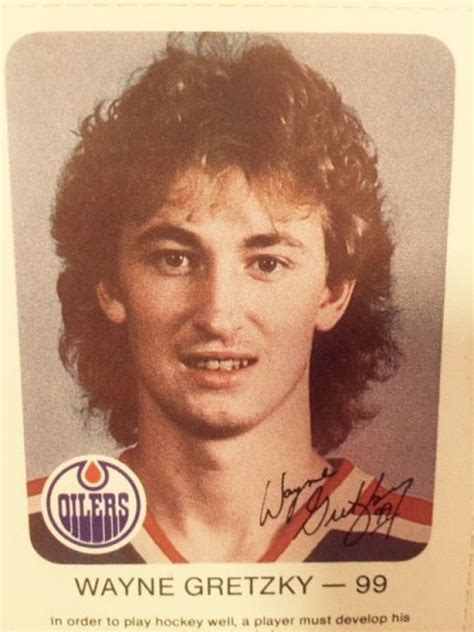 Sporting A Flowing Mullet And Uneasy Smile The Vintage Wayne Gretzky