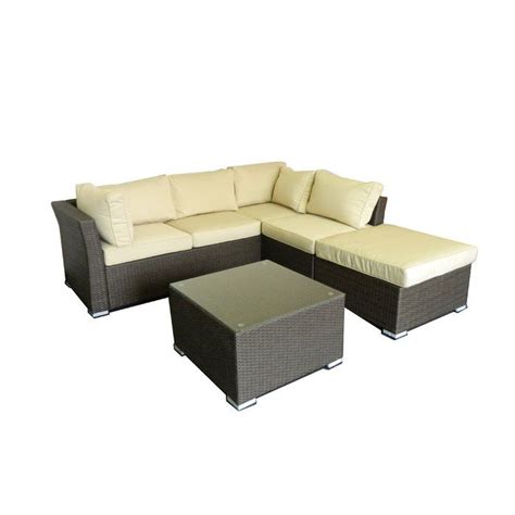 Morrissey 5 Piece Seating Group With Cushion Outdoor Sofa Sets