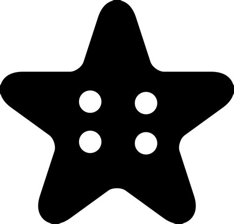 Star Clothes Button Svg Png Icon Free Download 62659