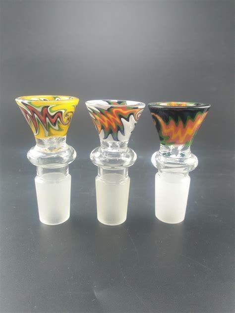 2019 Heady Colored Glass Bowls Pieces Glass Bongs Accessories For Bongs