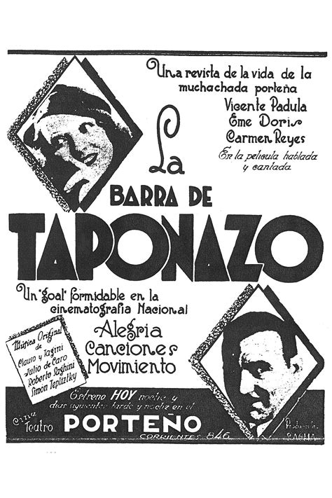 la barra de taponazo 1932 posters — the movie database tmdb
