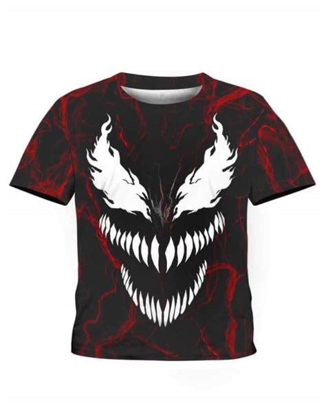 Carnage Face 3d Carnage Clothes Carnage Hoodie T Shirt Bomber