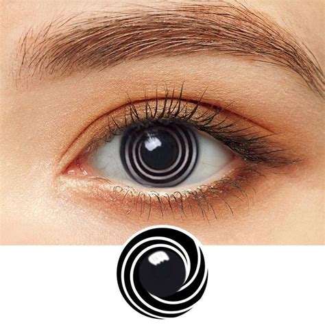 Rinnegan Black Spiral Colored Contact Lenses In 2022 Contact Lenses