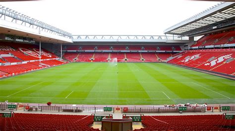Auch historische spielstätten können ausgewählt werden. Anfield Road Stadium in Liverpool, England | Expedia