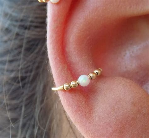 Gold Filled Conch Helix Cartilage Hoop Ring Piercing Etsy