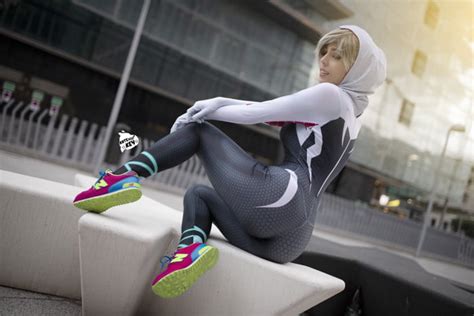 Spider Gwen Has A Nice Booty On The City By Kate Key Gag