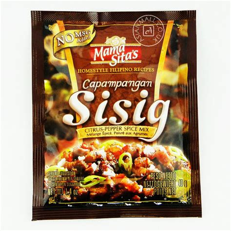 Mama Sitas Sisig Citrus Pepper Spice Mix 40g