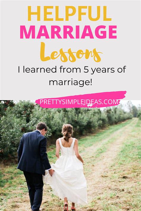 5 Marriage Lessons Learned From 5 Years Of Marriage Pretty Simple Ideas