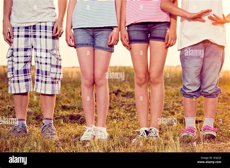 Kids Legs Summer Field Hi Res Stock Photography And Images Alamy