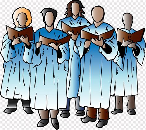 Choir Mens Chorus Singing Choir S Team Social Group Cartoon Png