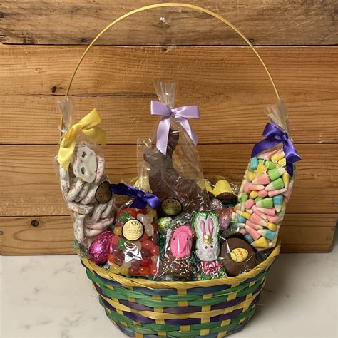 Large Easter Basket Full Of Easter Treats The Chocolate Truffe