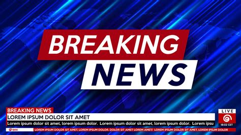 Download Template Breaking News Background