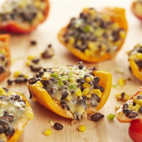 Best Stuffed Peppers With Black Beans And Corn Recipe How To Make