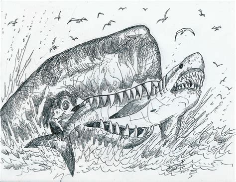 Leviathan eats Megalodon by HodariNundu on DeviantArt