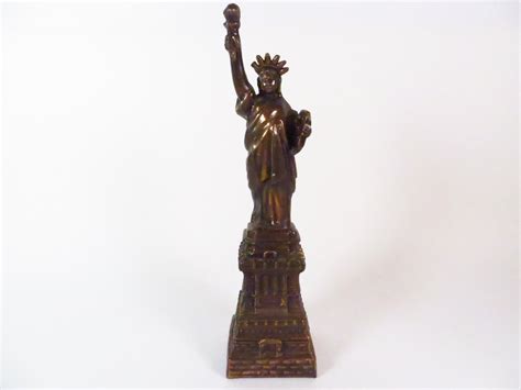 Vintage Patriotic Copper Statue Of Liberty By Pherdsholidayfinds