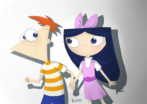 Phineas And Isabella By Pauline1302 On Deviantart