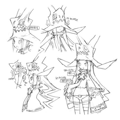 Witch Dmfd Dragon Marked For Death Inti Creates Concept Art Official Art 1girl Hat