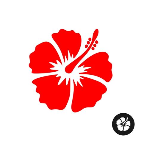 Red Hibiscus Flower Vector Image — Stock Vector © Kimeriya18 11524080