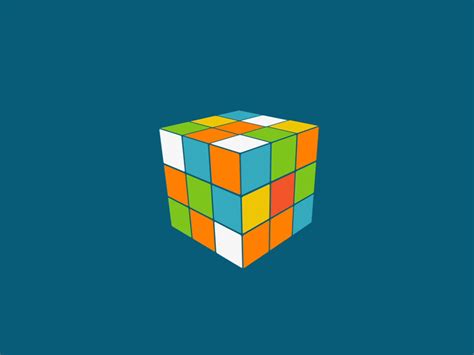 Rubiks Cube By Ioann Popov On Dribbble