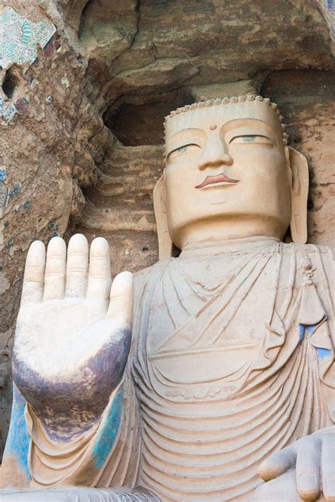 Budda Statues At Tiantishan Grottoes A Famous Historic Site In Wuwei
