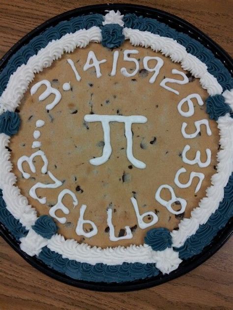 We thought of 50 home décor ideas to help you start. Pi day cookie cake. | Pi day, Cookie cake, Cake