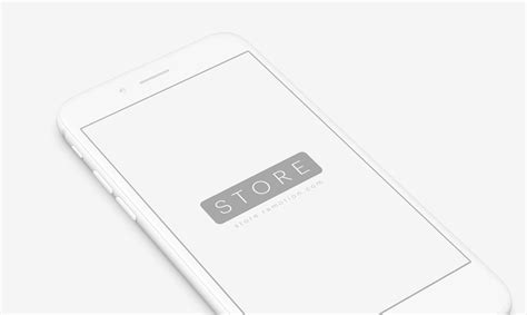 Dribbble 3 Iphone Clay White Perspective Psd By Ramotion