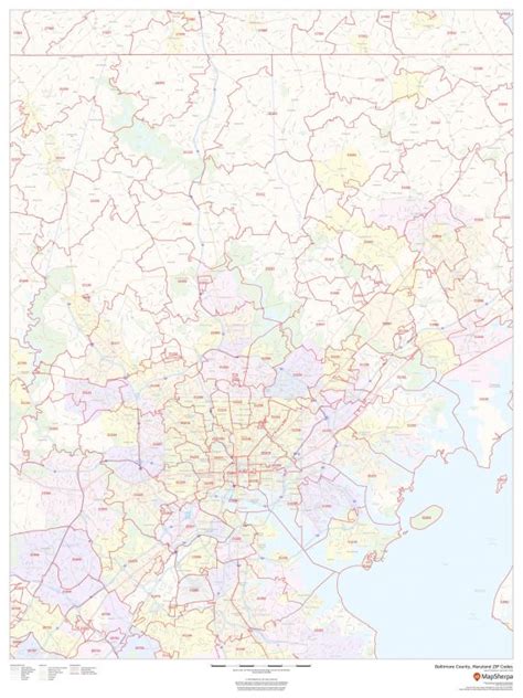 Baltimore County Md Zip Code Map