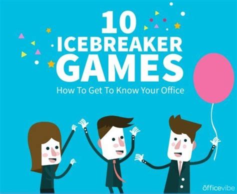 10 Icebreaker Games How To Get To Know Your Office Ice Breaker Games Team Building