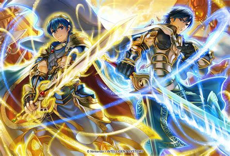 Fire Emblem Cipher Ilustraciones Completas Marth Y Chrom Artworks