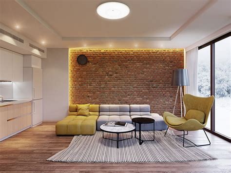 Awesome 7 Wonderful Room Decorating Inspiration With Brick Walls