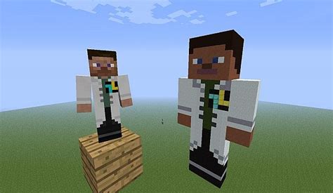 Minecraft Skin Statue Template Schematic Minecraft Project