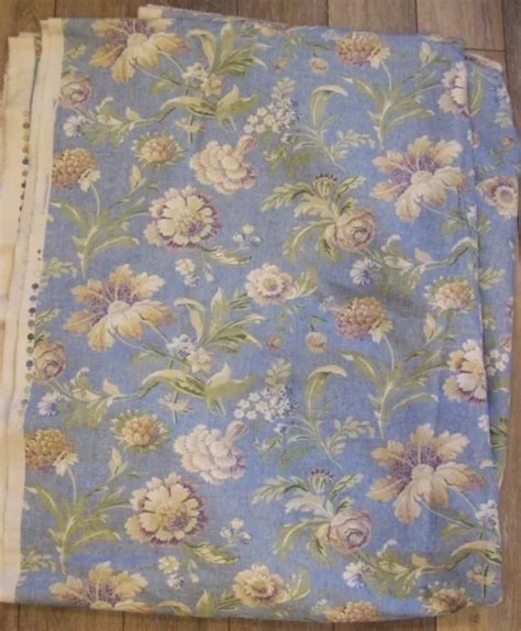 Vintage Laura Ashley Upholstery Fabricenglish Country Floral8 Yards X
