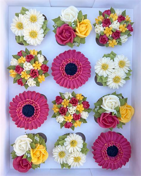 Kerrys Bouqcakes Gallery Premium Floral Cupcakes
