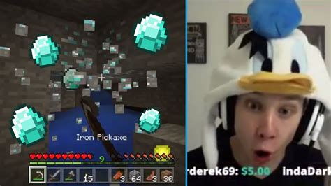 Minecraft Noob Finds Diamonds First Time Playing Minecraft 💎💎💎