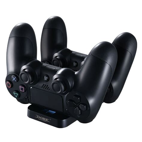 For Sony Playstation 4 Controller Dual Usb Port Charger Stand Charging