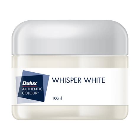 dulux 100ml whisper white sample pot bunnings australia