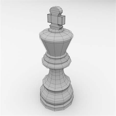 King Chess 3d Model Cgtrader