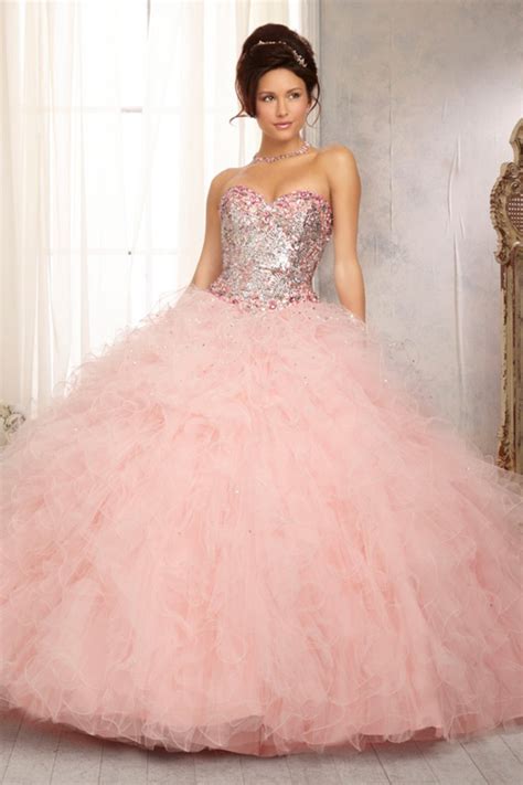 40 Vestidos De 15 Años Largos Y Cortos En Color Rosa Vestidos Glam