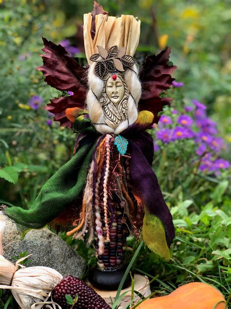 Nature Spirit Doll Autumn Harvest Corn Doll Mabon Samhain